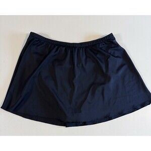 Island Escape Women’s Swim Skirt Tankini Swimsuit Bottoms Size Plus 18W Black